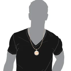 Large Round Customizable Picture Pendant 2 Carat Diamond Medallion 10K Yellow Gold -Outlet Bijou Lush Store large round customizable picture pendant 2 carat diamond medallion 10k gold 870105 bodro