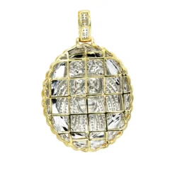 LUXURMAN Medallion 14K Yellow Gold Real Diamond Lions Head Pendant 1ct -Outlet Bijou Lush Store luxurman medallion 14k gold real diamond lions head pendant 1ct backye