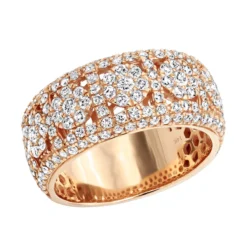 Luxurman Men's 14K Yellow Gold Unique Men's Diamond Wedding Band 2.75ct -Outlet Bijou Lush Store luxurman mens rings 14k gold unique mens diamond wedding band 275ct ro