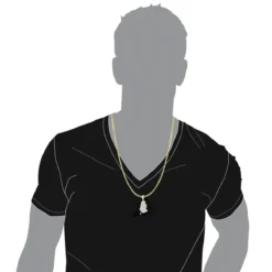 Men's 14K Yellow Gold Diamond Praying Hands Pendant With Cross 0.9ct By Luxurman -Outlet Bijou Lush Store mens 14k gold diamond praying hands pendant with cross 09ct by luxurman bodye