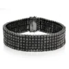 Men's 6 Row Black Diamond Bracelet 1.35ct Sterling Silver 2 Men's 6 Row Black Diamond Bracelet 1.35ct Sterling Silver -Outlet Bijou Lush Store mens 6 row black diamond bracelet 135ct sterling silver p 49194