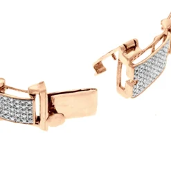 Men's 10K White Gold Pave Diamond Bracelet 4.60ct -Outlet Bijou Lush Store mens bracelets 10k pave diamond bracelet 460ct p 38808 clasp rose