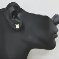 Men's Diamond Earring 0.05ct 10K Yellow Gold -Outlet Bijou Lush Store mens diamond earring 009ct 10k gold p 46697bod