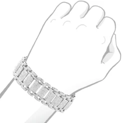 Men's Iced Out Pave Diamond Bubble Bracelet 7ct 10K Yellow Gold -Outlet Bijou Lush Store mens iced out pave diamond bubble bracelet 975ct p 6170 bodwh