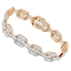 Mens Mariner Link Diamond Bracelet 10K Yellow Gold Round Baguette Diamonds 8ct 13 Mens Mariner Link Diamond Bracelet 10K Yellow Gold Round Baguette Diamonds 8ct -Outlet Bijou Lush Store mens mariner link diamond bracelet solid 10k gold round baguette diamonds 8ct 407169 ro