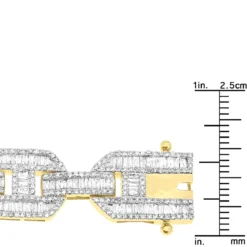 Mens Mariner Link Diamond Bracelet 10K Yellow Gold Round Baguette Diamonds 8ct 15 Mens Mariner Link Diamond Bracelet 10K Yellow Gold Round Baguette Diamonds 8ct -Outlet Bijou Lush Store mens mariner link diamond bracelet solid 10k gold round baguette diamonds 8ct 407169 rulerye
