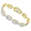 Mens Mariner Link Diamond Bracelet 10K Yellow Gold Round Baguette Diamonds 8ct -Outlet Bijou Lush Store mens mariner link diamond bracelet solid 10k gold round baguette diamonds 8ct 407169 ye