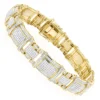 Men's Real Diamond Bracelet 10K Yellow Gold 4ct -Outlet Bijou Lush Store mens real diamond bracelet 10k 471ct p 43453 ye