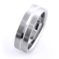Men's Simple Wedding Band Solid Platinum -Outlet Bijou Lush Store mens simple wedding band solid platinum 2