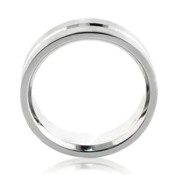 Men's Simple Wedding Band Solid Platinum -Outlet Bijou Lush Store mens simple wedding band solid platinum 4