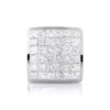 Men's Single Princess Cut Diamond Stud Earring 14K White Gold 1ct -Outlet Bijou Lush Store mens single princess cut diamond stud earring 14k gold 1ct 1