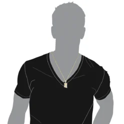 Mini Diamond Jesus Head Pendant 10K Yellow Gold 1/2 Carat -Outlet Bijou Lush Store mini diamond jesus head pendant solid 10k gold 12 carat bodye