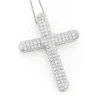 Pave Diamond Cross Pendant 4 Carats 14K White Gold 1 Pave Diamond Cross Pendant 4 Carats 14K White Gold -Outlet Bijou Lush Store pave diamond cross pendant 406ct 14k p 40962 wh