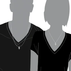 Pave 14K White Gold Diamond Cross Pendant 0.5ct Gold -Outlet Bijou Lush Store pave gold diamond cross pendant 05ct 14k gold bodwh