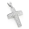 Pave 14K White Gold Diamond Cross Pendant 0.5ct Gold 1 Pave 14K White Gold Diamond Cross Pendant 0.5ct Gold -Outlet Bijou Lush Store pave gold diamond cross pendant 05ct 14k mainwh