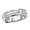 Platinum Baguette Diamond Men's Wedding Ring 1.10ct -Outlet Bijou Lush Store platinum baguette diamond mens wedding ring 110ct p 31264 wh