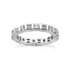 Platinum Diamond Eternity Band 3.20ct 4.4mm
