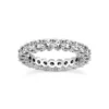 Platinum Diamond Eternity Band 3.20ct 4.3mm