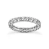 Thin Platinum Diamond Eternity Band 3ct