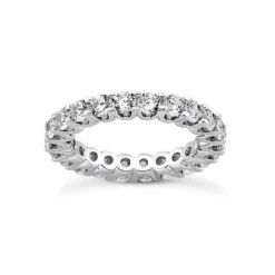Platinum Diamond Eternity Band 6.75ct