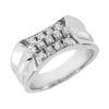 Platinum Men's Diamond Ring 0.65ct