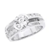 Platinum Men's 3 Carat Solitaire G/VS Diamond Ring
