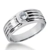 Platinum Men's Single Diamond Wedding Ring 0.25ct -Outlet Bijou Lush Store platinum mens diamond wedding ring 025ct p 30852