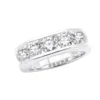 5 Stone Platinum Men's Diamond Wedding Ring 2.45ct VS Anniversary Band