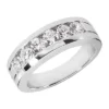 Platinum Round Diamond Men's Wedding Ring 1.50ct 7.4mm -Outlet Bijou Lush Store platinum round diamond mens wedding ring 150ct p 31300 white 20220426