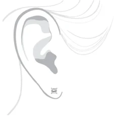 Platinum Solitaire Princess Cut Diamond Stud Earrings 1.5ct -Outlet Bijou Lush Store platinum solitaire princess cut diamond stud earrings 15ct bod