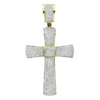 Puffed 10K Yellow Gold Diamond Cross Pendant 3.25ct Gold -Outlet Bijou Lush Store puffed gold diamond cross pendant 325ct 10k ye