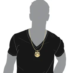 14K Yellow Gold Tiger Head Diamond Pendant For Men 2.2ct Black Diamonds 16 14K Yellow Gold Tiger Head Diamond Pendant For Men 2.2ct Black Diamonds -Outlet Bijou Lush Store real 14k gold tiger head diamond pendant for men 22ct black diamonds bodye