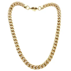 Real Diamond Hip Hop Jewelry Solid 10K Yellow Gold Iced Out Franco Chain For Men -Outlet Bijou Lush Store real diamond hip hop jewelry solid 10k gold iced out diamond franco chain boxye