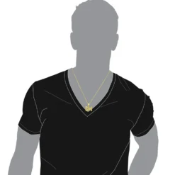 Real Diamond Initial Letters Pendant 14K Yellow Gold 0.6ct -Outlet Bijou Lush Store real diamond initial letters pendant solid 14k gold 06ct 018132 bodye