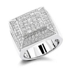 Real Hip Hop Diamond Ring 3.80ct