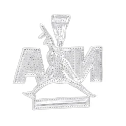 Real Hip Hop 10K Yellow Gold Diamond NBA Pendant For Men 1.5Ct -Outlet Bijou Lush Store real hip hop jewelry 10k gold diamond nba pendant for men 15ct backwh