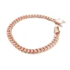 14K Rose Gold Miami Cuban Link Curb Chain Bracelet 9.5mm 7.5-9in -Outlet Bijou Lush Store rose gold miami cuban link curb chain bracelet 14k 95mm 75 9in 1