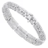 Affordable Silver Men's Diamond Bracelet 3.58 Ct