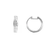 Single Diamond Hoop Earring For Men 14K White Gold Huggie Earring 1/4ct -Outlet Bijou Lush Store single diamond hoop earring for men 14k gold huggie earring 1 4ct white 20191215 1