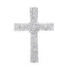 Small Iced Out Diamond Cross Pendant For Women & Men 14K White Gold 0.4ct 1 Small Iced Out Diamond Cross Pendant For Women & Men 14K White Gold 0.4ct -Outlet Bijou Lush Store small iced out diamond cross pendant for women men 14k gold 04ct wh