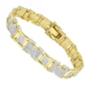 Solid 10K Yellow Gold Diamond Bracelet For Men 3.1ct By Luxurman -Outlet Bijou Lush Store solid 10k gold diamond bracelet for men 31ct by luxurman mainye