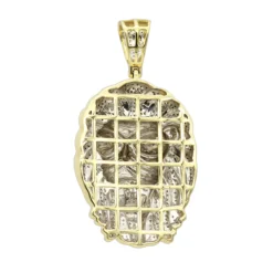 10K Yellow Gold Lion Head Pendant With Diamonds For Men 1.2ct 11 10K Yellow Gold Lion Head Pendant With Diamonds For Men 1.2ct -Outlet Bijou Lush Store solid 10k gold lion head pendant with diamonds for men 12ct backye