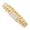 Solid 14K Yellow Gold Miami Cuban Link Chain VS Diamond Bracelet For Men 16mm Wide 1 Solid 14K Yellow Gold Miami Cuban Link Chain VS Diamond Bracelet For Men 16mm Wide -Outlet Bijou Lush Store solid 14k gold miami cuban link chain bracelet for men vs diamonds 16mm wide 803197 ye
