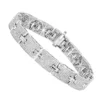 Sterling Silver Men's Diamond Bracelet 3.5 Ct -Outlet Bijou Lush Store sterling silver bracelets mens diamond bracelet 397ct p 35867