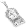 Sterling Silver Diamond Jesus Face Pendant 0.84ct -Outlet Bijou Lush Store sterling silver diamond jesus face pendant 084ct wh