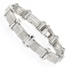 Sterling Silver Men's Diamond Bracelet 0.59ct