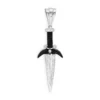 Men's Sterling Silver Sword Pendant With Diamonds 0.6ct 2 Men's Sterling Silver Sword Pendant With Diamonds 0.6ct -Outlet Bijou Lush Store sterling silver sword pendant with diamonds 100ct p 45385 wh