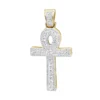 Unique 1 Carat Diamond Cross Pendant Egyptian Ankh Symbol Of Life 14K Yellow Gold -Outlet Bijou Lush Store unique 1 carat diamond cross pendant egyptian ankh symbol of life 14k gold mainye