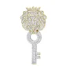 Unique 10K Yellow Gold Diamond King Lion Head Pendant With Key For Men 1 Carat -Outlet Bijou Lush Store unique 10k gold diamond king lion head pendant with key for men 1 carat mainye