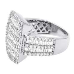 Unique 4 Carat Mens Diamond Ring 14K Yellow Gold Statement & Pinky Rings Collection -Outlet Bijou Lush Store unique 4 carat mens diamond ring 14k gold statement pinky rings collection 803253 backwh